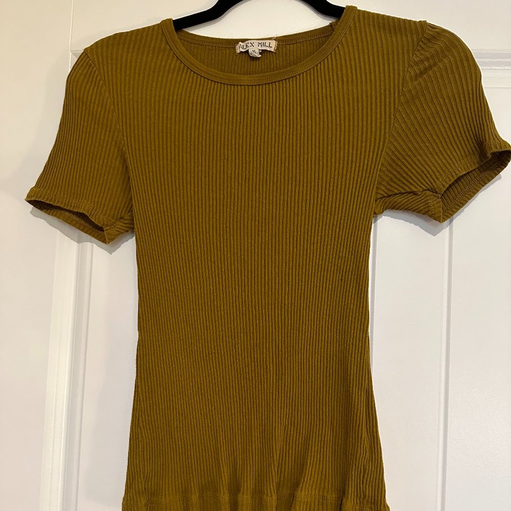 Burnt Orange Alex Mill Short Sleeve